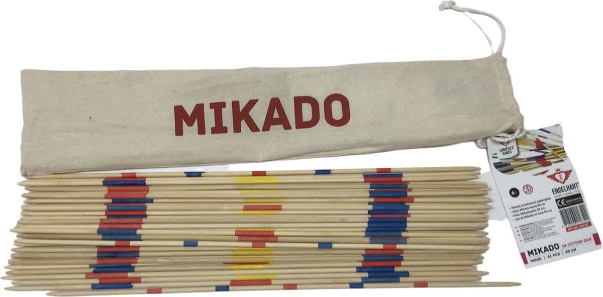 HOT Games Mikado - Reuzenmaat 50 cm - Spel voor 2-6 spelers (3+)