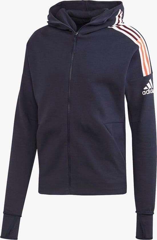 ADIDAS ZNE HD - Vest Heren - Hoge kraag - Blauw