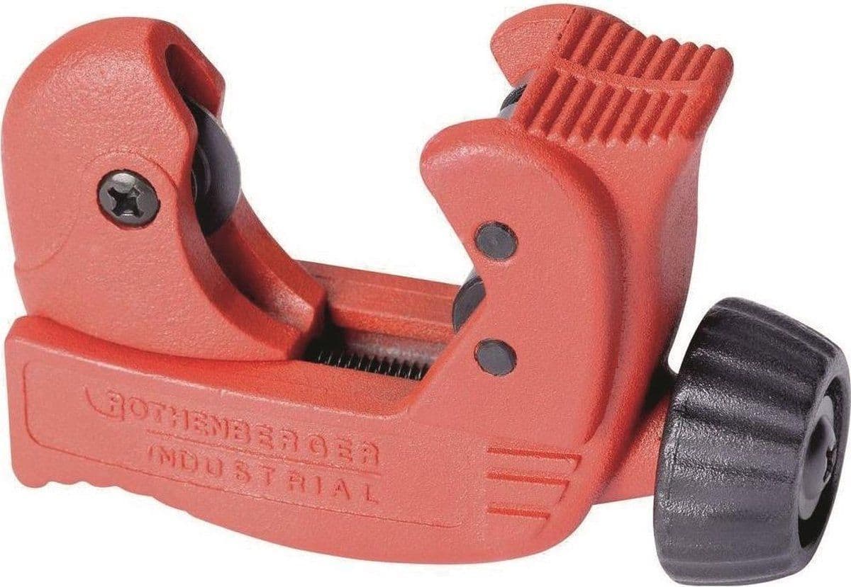 Rothenberger Pijpsnijder Mini 3-28mm - Buisknipper - Geschikt voor koper messing aluminium staal - Rood - ROT070644E