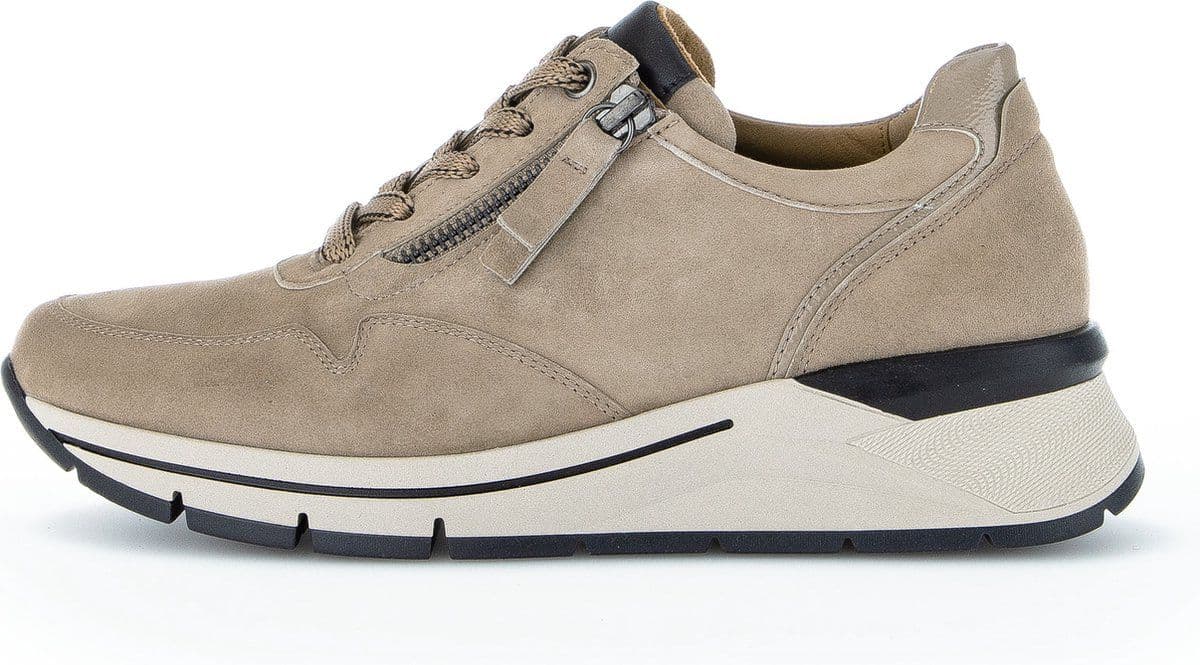 Gabor 96.587 - Dames Sneakers - Suède - Beige - Maat 36