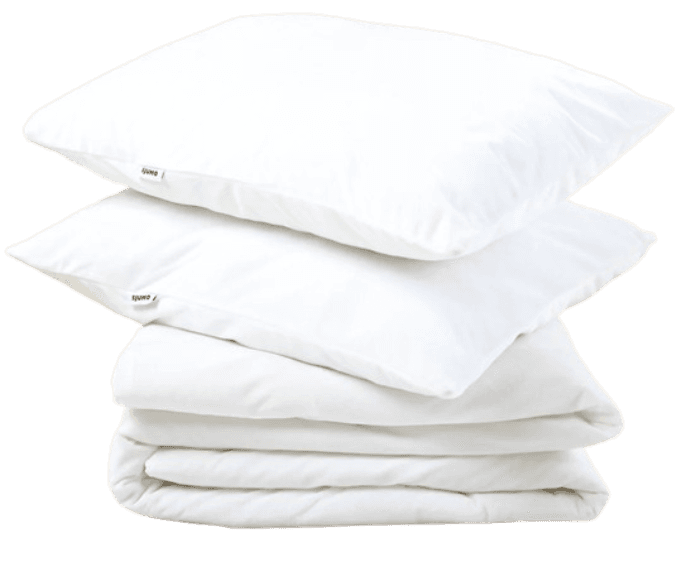 Sjumo Silky Smooth Dekbedovertrek - 140 x 220 cm - Zacht en hypoallergeen - Fresh White