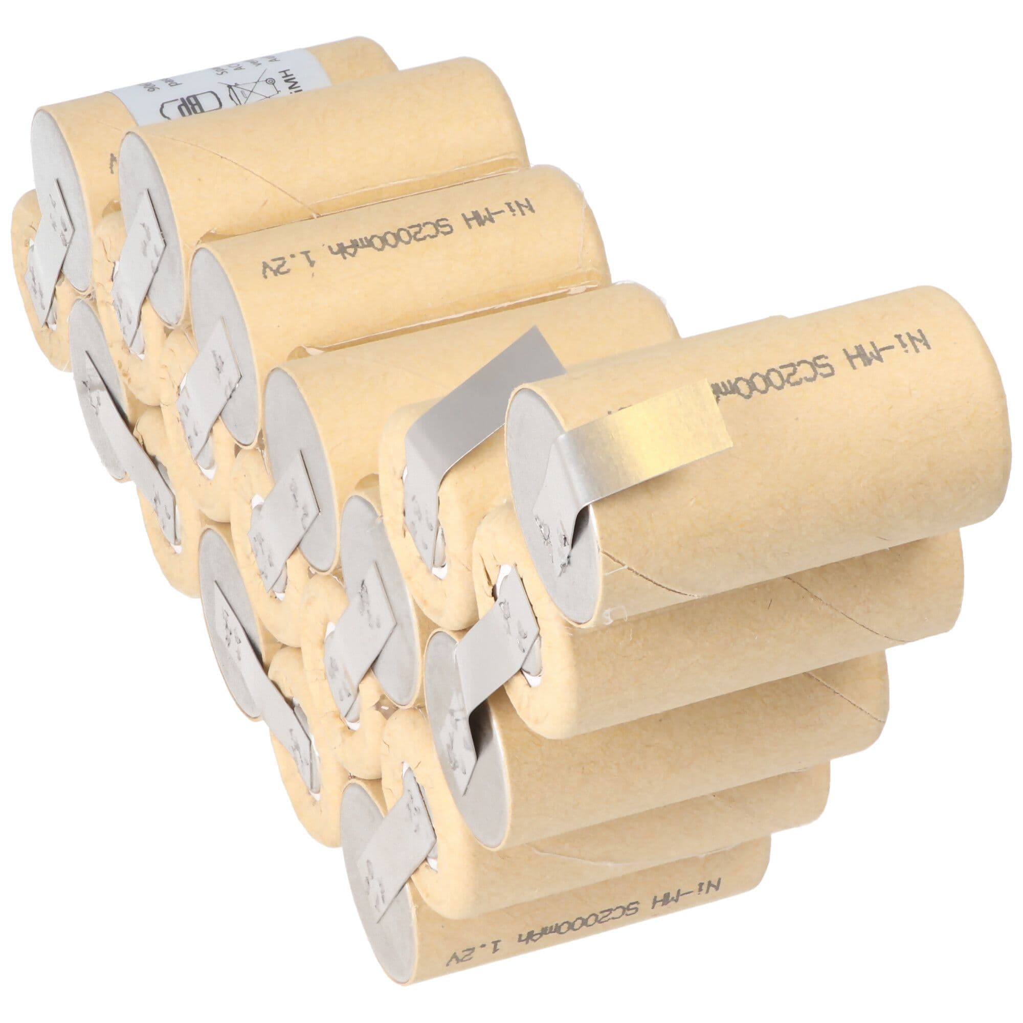 Inzet voor gereedschapsaccu NiMH 24V 2.0Ah voor zelfmontage geschikt voor FlyMarker