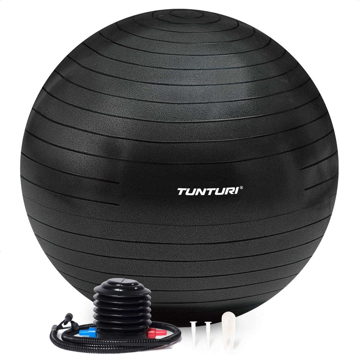 Tunturi Anti Burst Fitnessbal - Yoga bal 65 cm - 220 kg gebruikersgewicht - Zwart