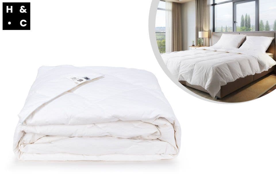 H&Q Luxury Down Duvet - Dekbed - 85% eendendons - 240 x 220 cm