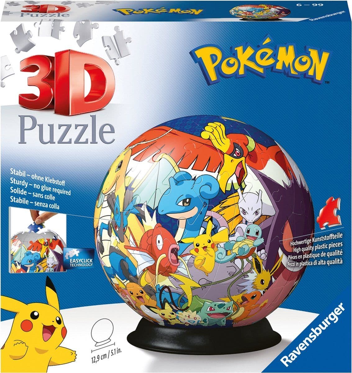Pokémon Puzzelbal - 72 stuks