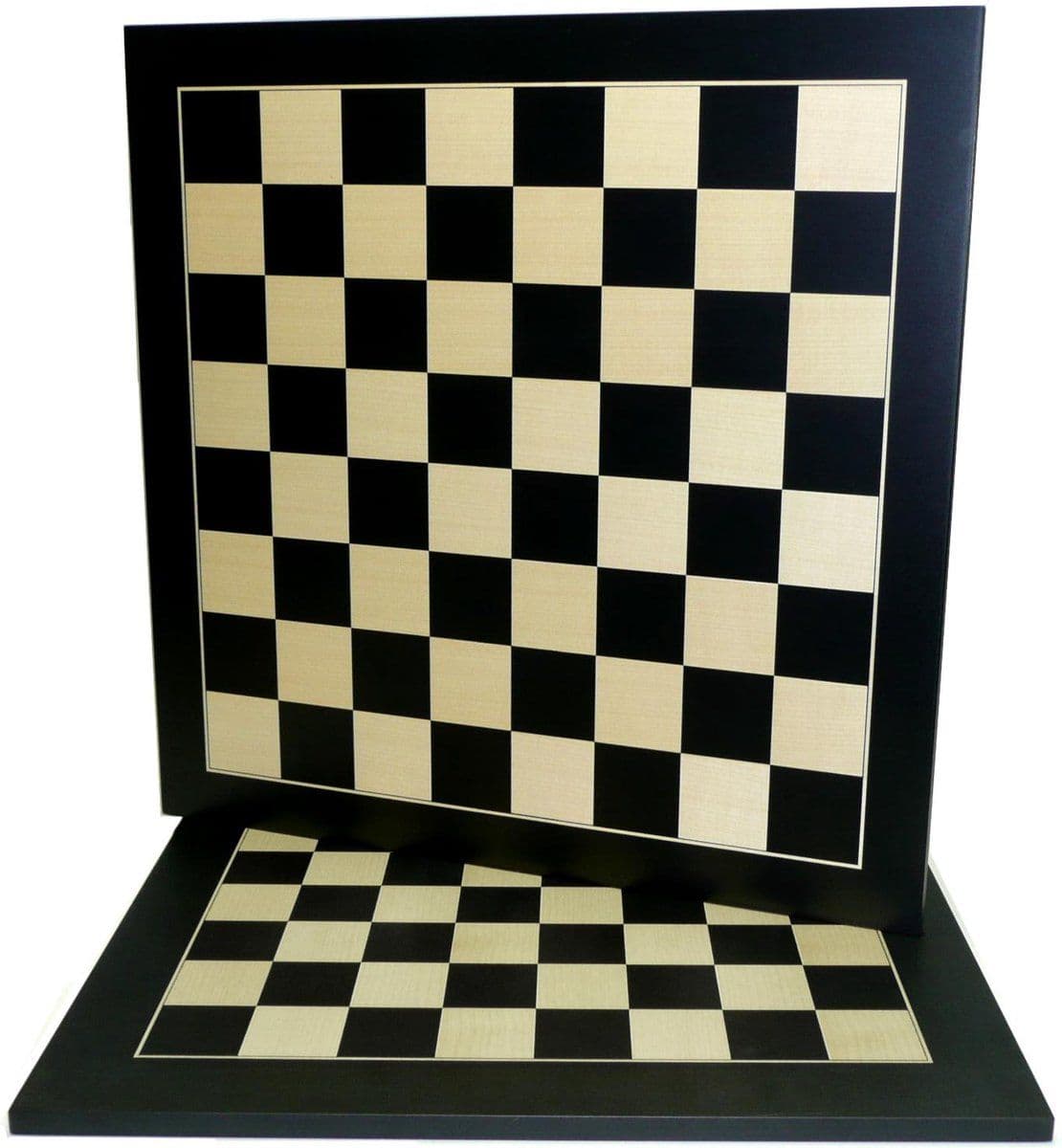 HOT Games Schaakbord Zwart/Ahorn Ingel. V.40 mm.38 cm..