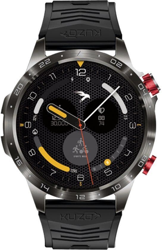 Veho VSW-004-PRO-B - Smartwatch - AMOLED Hybride Touchscreen - Donker metallic