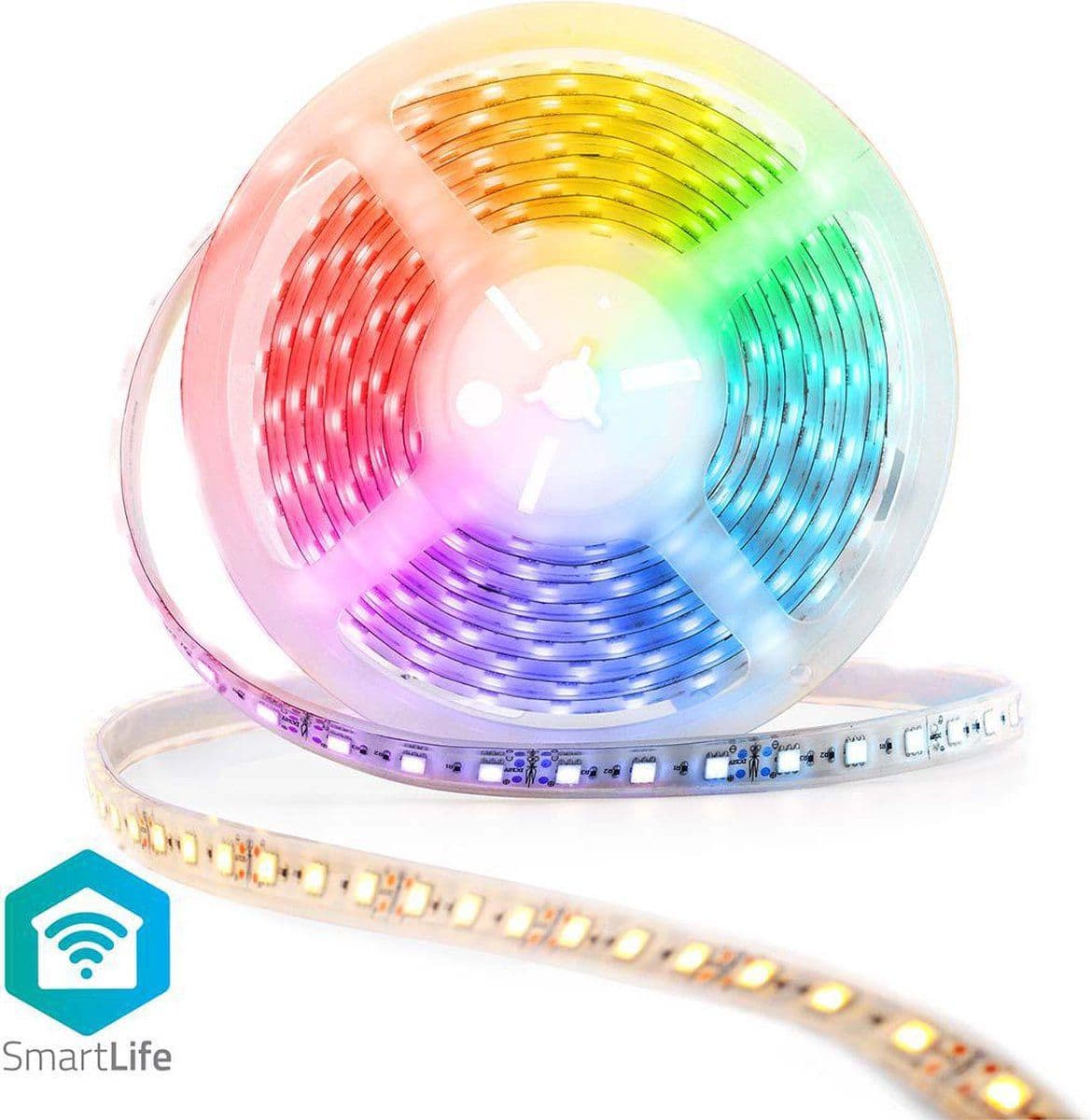 Nedis SmartLife LED Strip - Wi-Fi - RGBW - 5.00 m - IP44 - 2700-6500 K - 960 lm