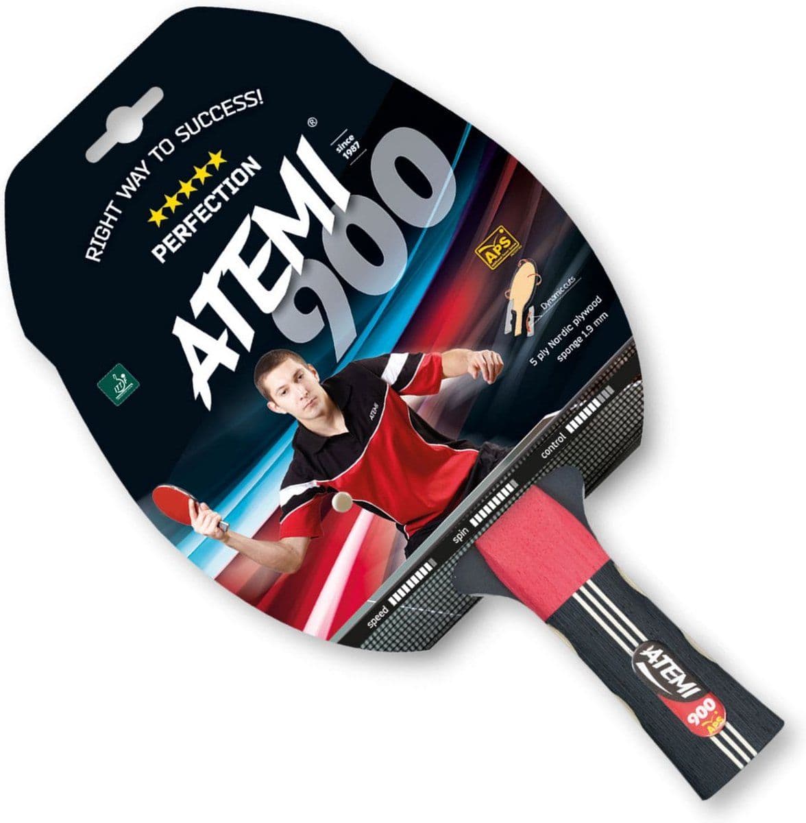 Atemi Tafeltennisbat training 900 ***** ittf