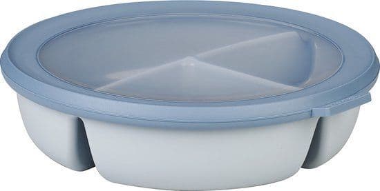 Mepal Cirqula - Multikom - 3-vaks bento bowl 250 ml 250 ml 500 ml - Rond - Nordic