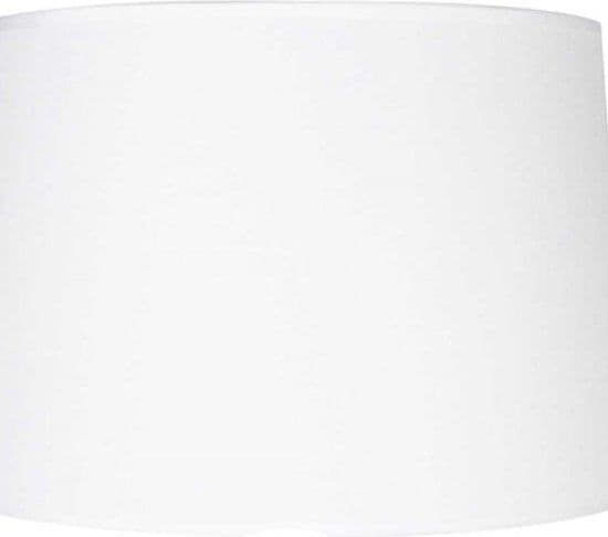 Mexlite K7661QS - Lampenkap - linnen - 40 cm - E27 fitting - wit