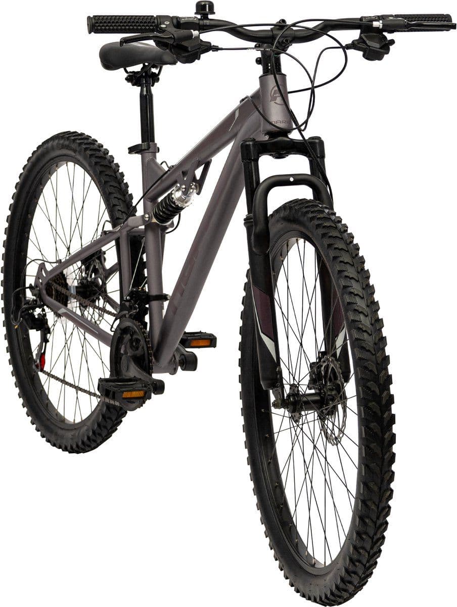 Huffy Marker - Mountainbike 27.5 inch - Volledig geveerd 21 versnellingen Shimano - Grijs