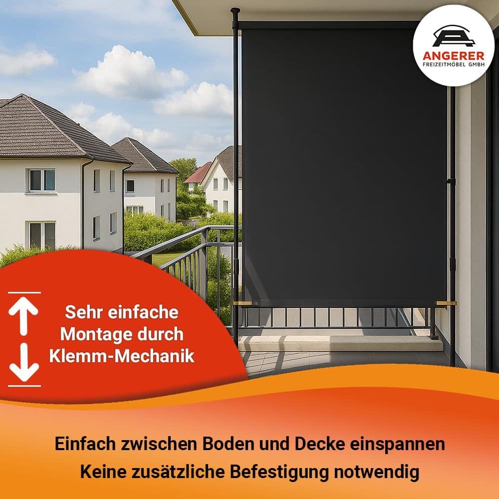 Style 120 cm balkonscherm, zand