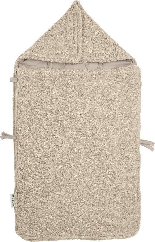 Meyco Baby Teddy voetenzak - 40x82cm - zacht - sand