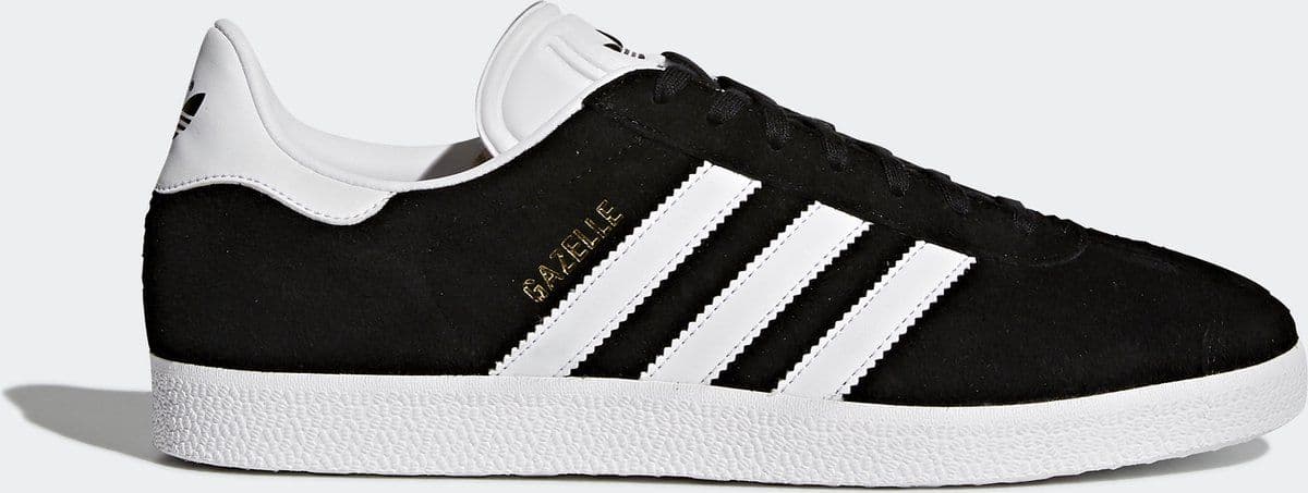 adidas Originals Gazelle - Lage sneakers - Nubuck bovenwerk - Zwart - 42 2/3