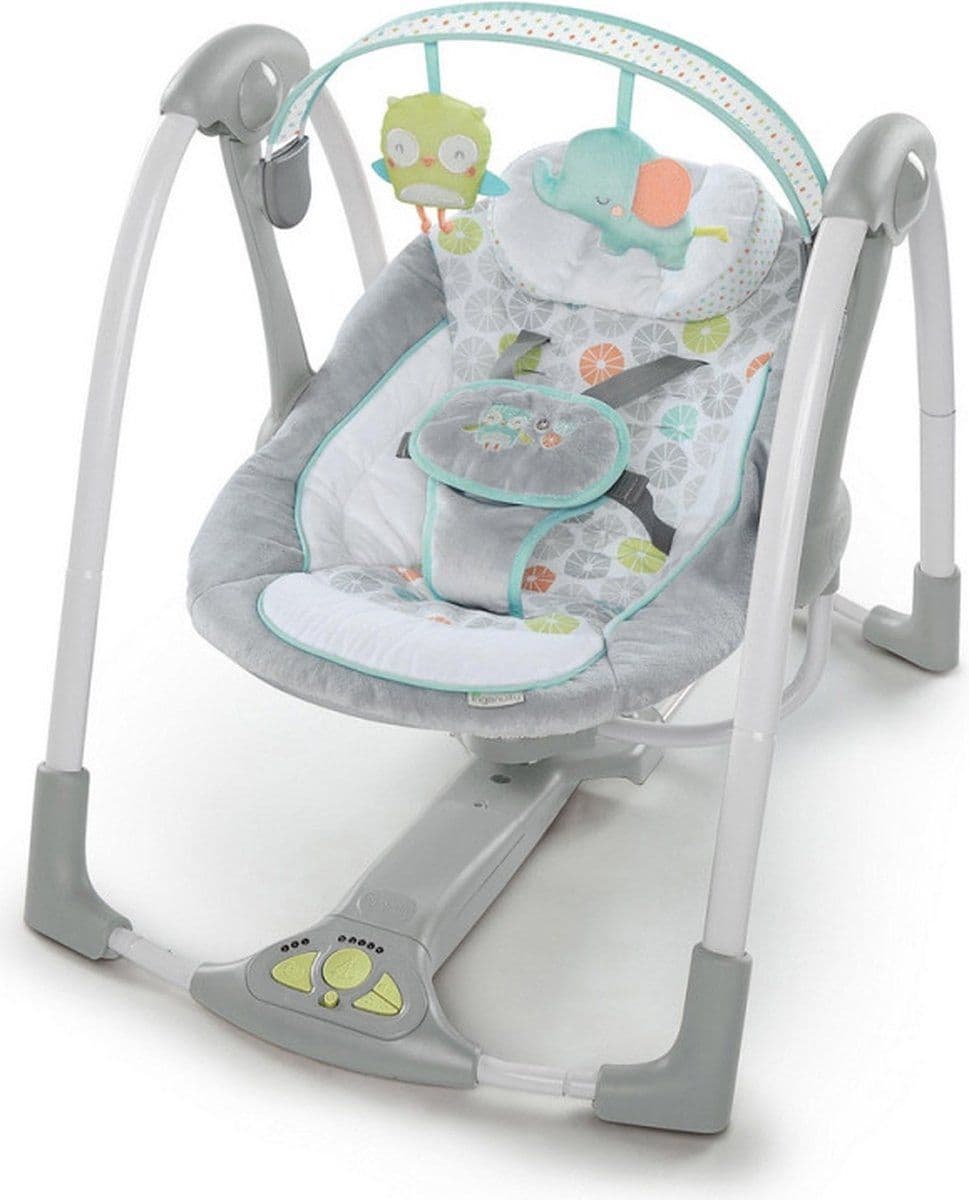 Bright Starts BS 10247 - Babyschommel - 5 schudsnelheden 8 melodieën - Multi