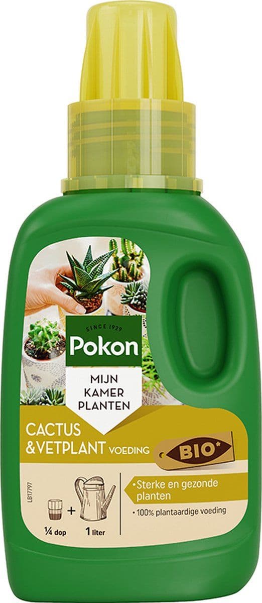Pokon - Bio Cactus & Vetplant Voeding - 250ml - 100% plantaardig
