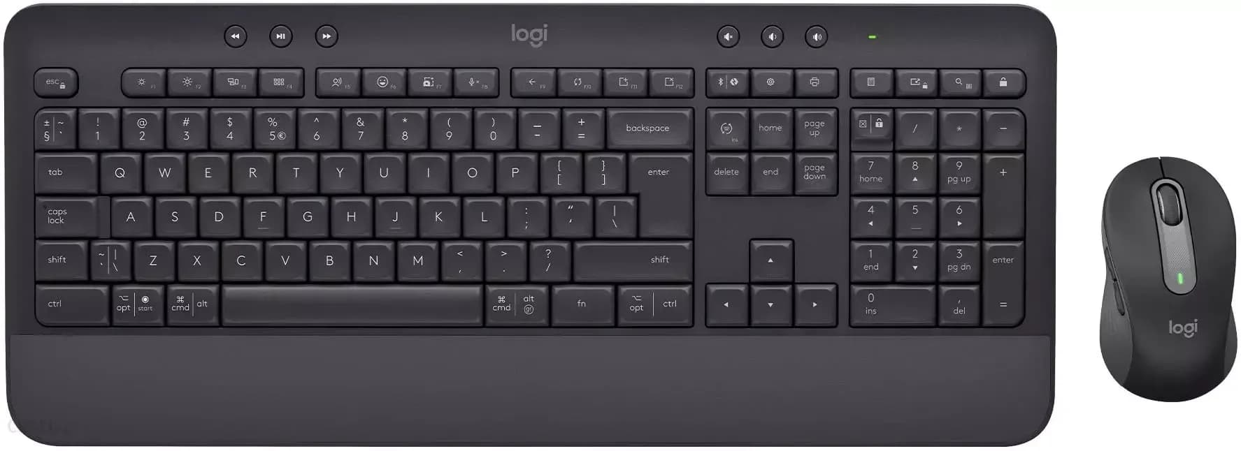 Logitech Signature MK650 Combo - Draadloos Toetsenbord en Muis - Azerty BE - Grafiet