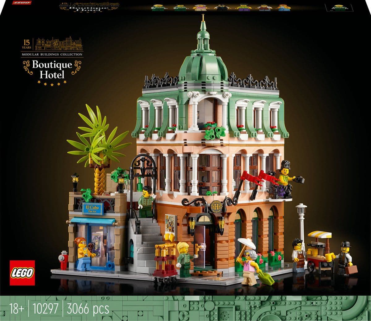 LEGO Icons Boetiekhotel - 10297 - Bouwset voor volwassenen - 3066 stuks