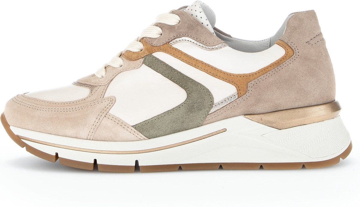 Gabor 86.585 - Lage sneakers - Chunky zool - Beige
