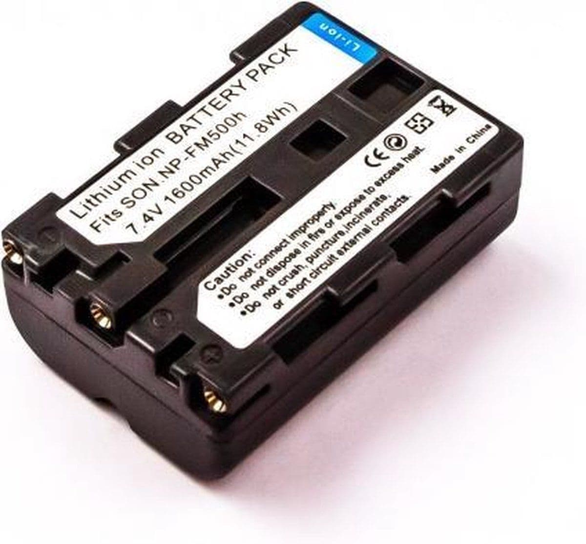 Battery similar SONY NP-FM500H, Li-ion, 7,4V, 1600mAh, 11,8Wh, black