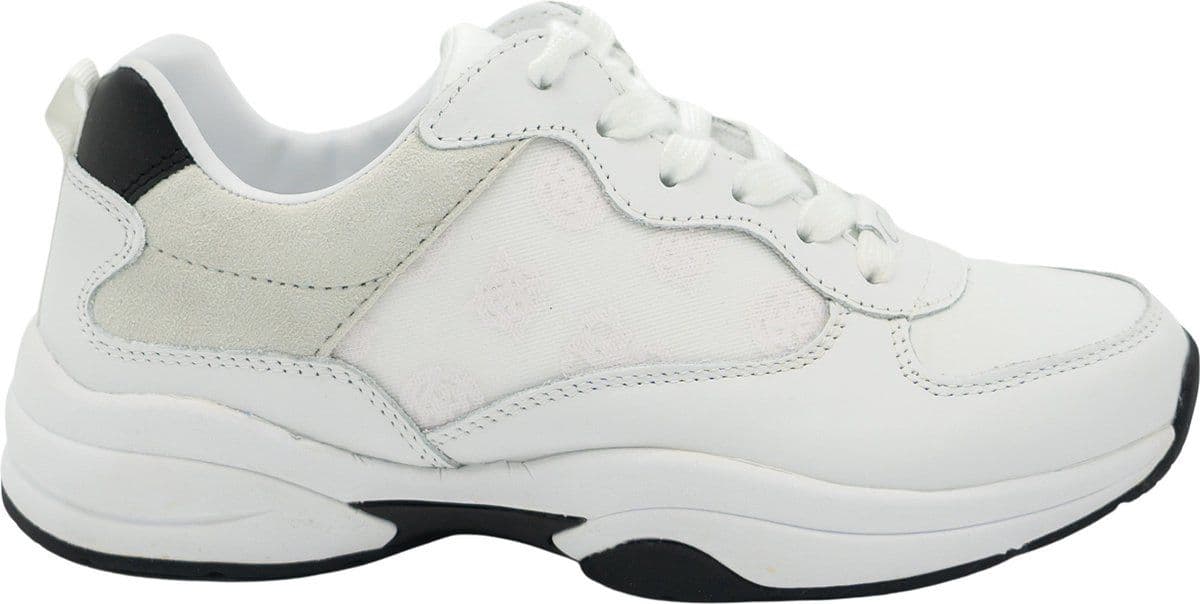 Guess Luckee - Lage Sneakers - Logoprint - Wit