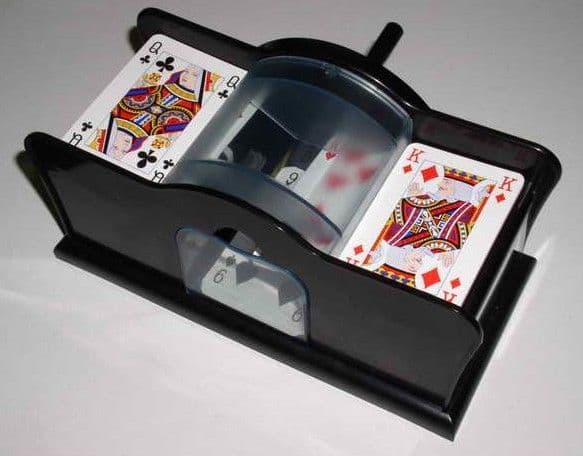 Kaartschudmachine - Handmatig - Aangedreven met slinger