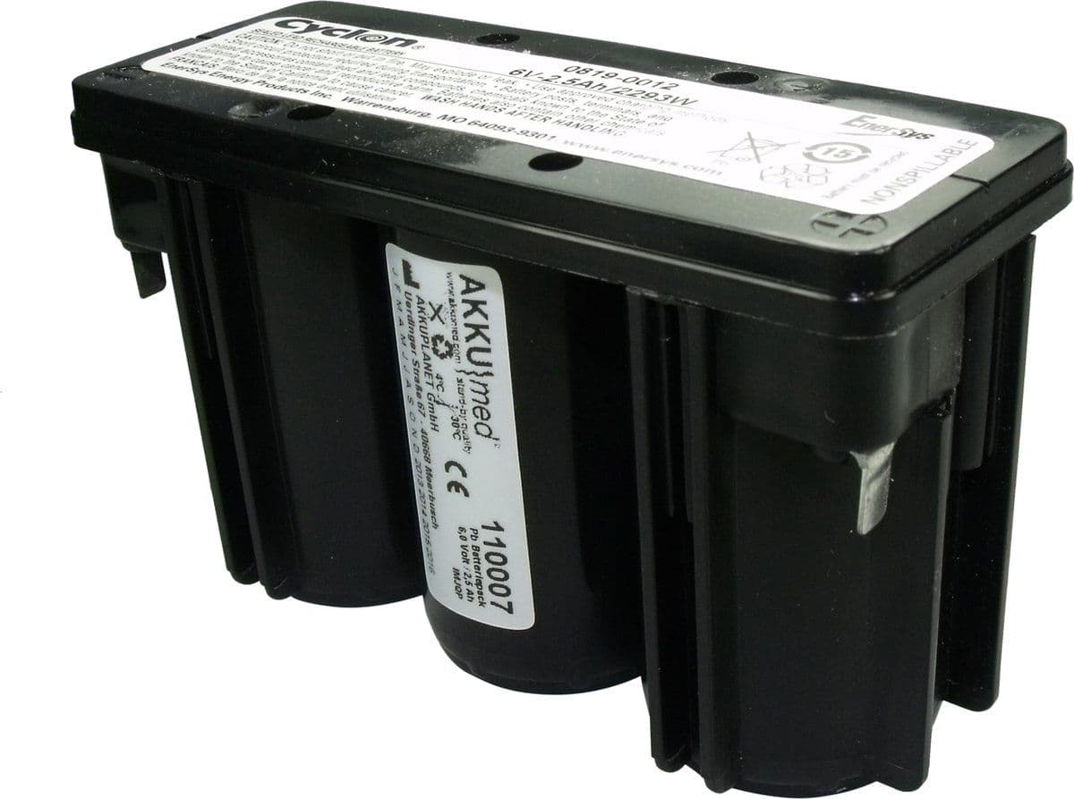 Ameda Incubator - Accu 6V 2.5Ah - 114x46x70mm - 0.524kg