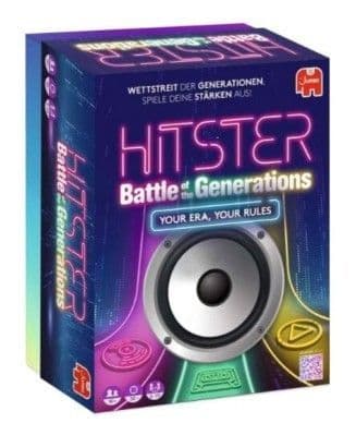 Hitster - Battle Of The Generations - Partyspel - 420 muziekkaarten