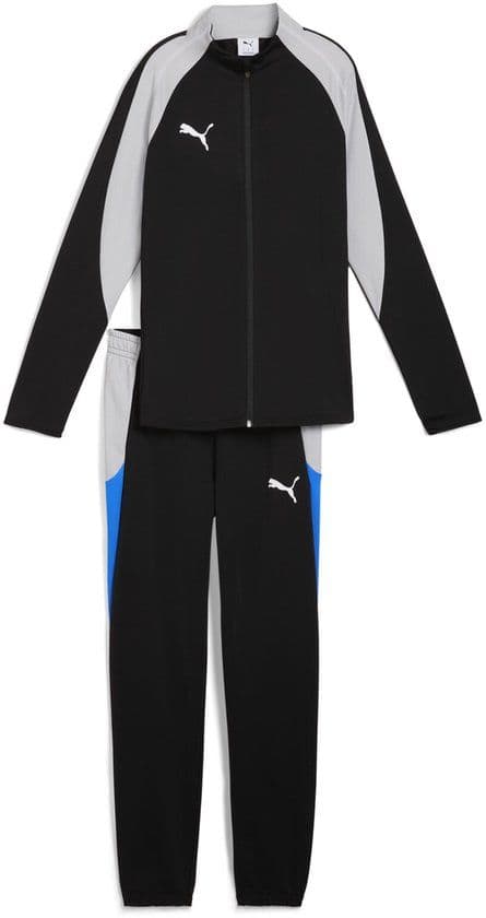 PUMA individualBLAZE - Trainingspak Dames - Volledige ritssluiting - PUMA Black-PUMA White-Cool Light Gray