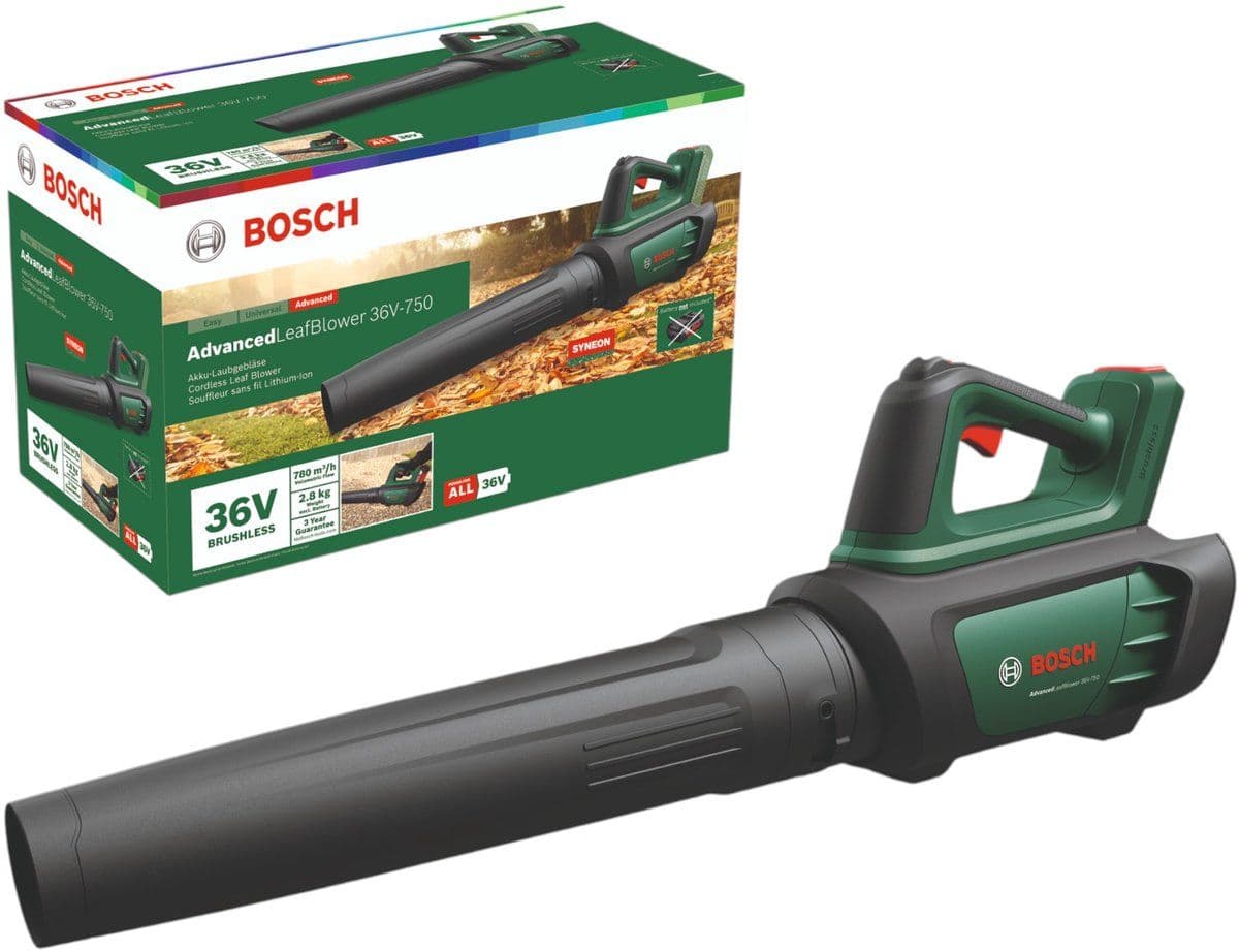 Bosch AdvancedLeafBlower 36V-750 - Accu bladblazer - Borstelloze motor