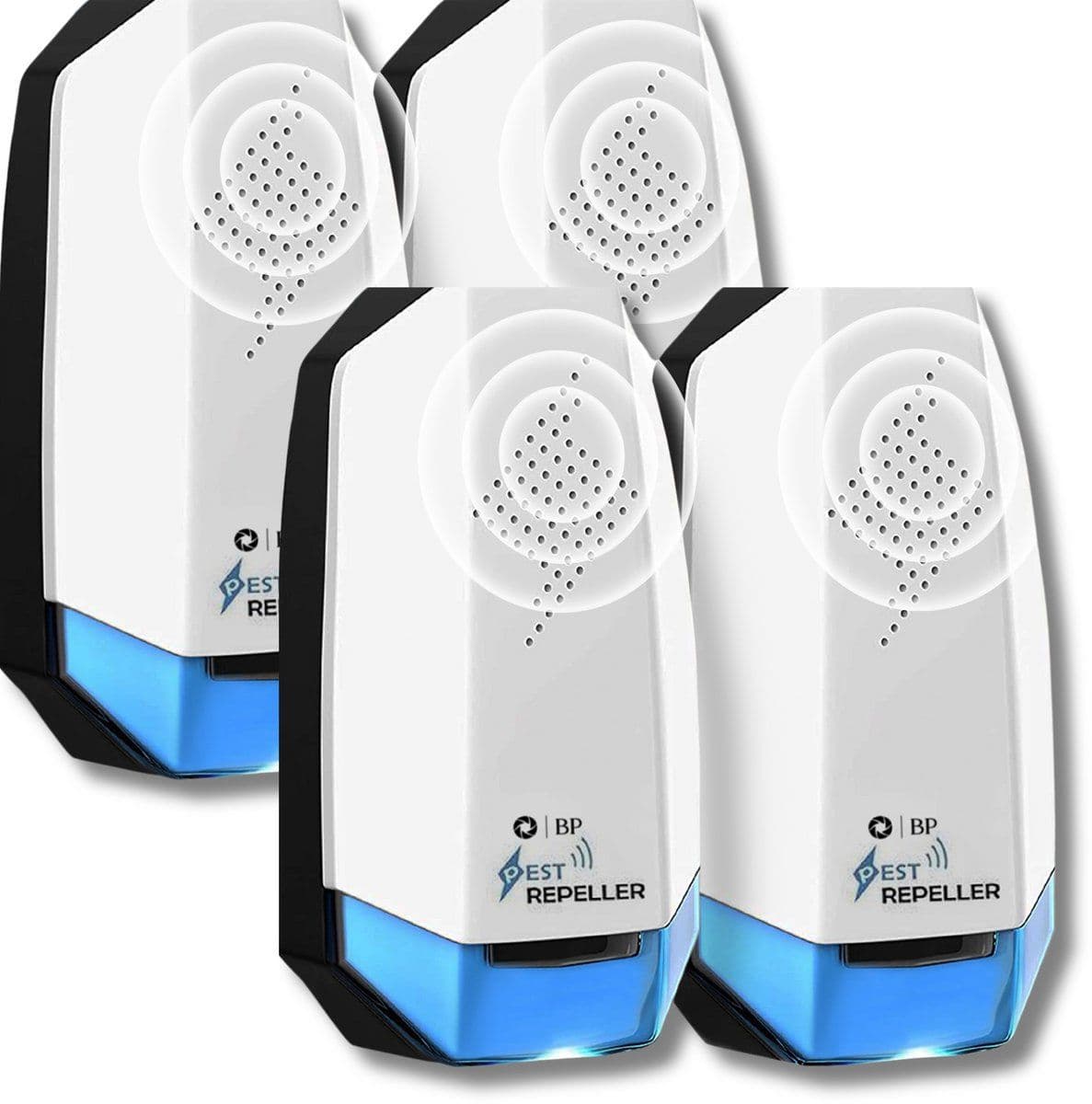 BP® Pest Repeller - Muizenverjager - Ultrasonische Ongedierte Bestrijder - 100% Veilig - (4 stuks)