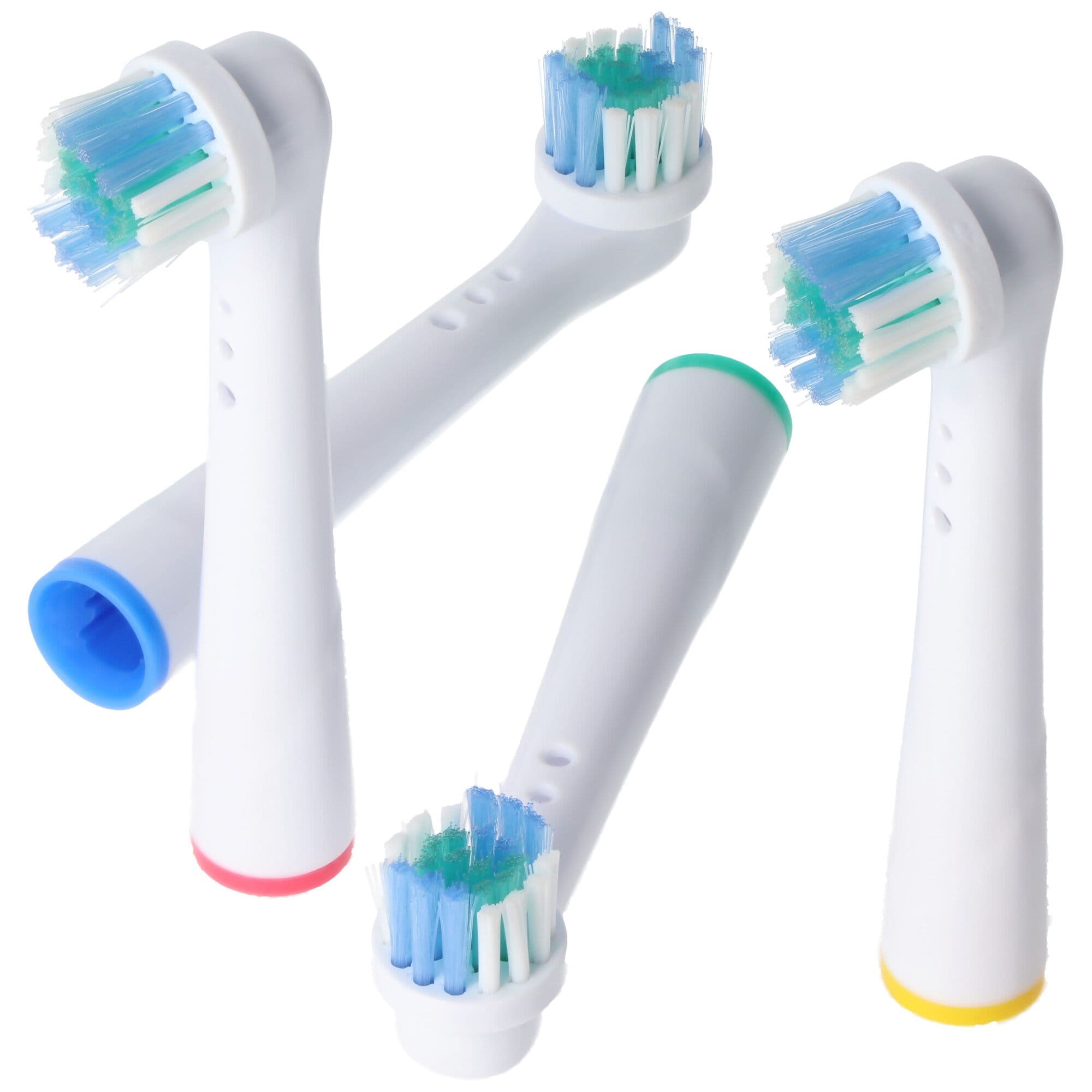 Set van 4 vervangende opzetborstels voor elektrische tandenborstels van Oral-B, geschikt voor bijvoo