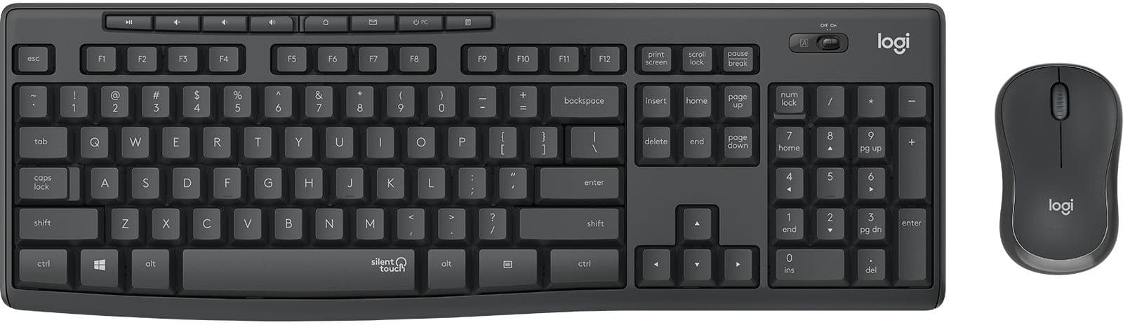 Logitech MK295 - Draadloze Combo - SilentTouch technologie - Zwart