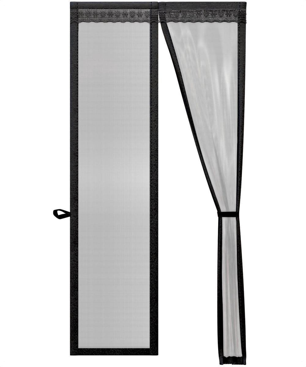 O'DADDY® Deurgordijn Deluxe FIBER - Magnetisch Vliegengordijn - Zelfsluitend - Zwart 100x230 cm