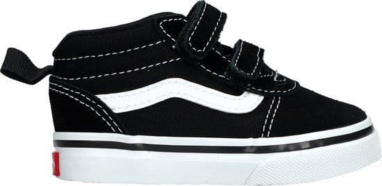VANS Ward Mid V - TD - Klittenbandsluitingen - Zwart-Wit (maat 20)