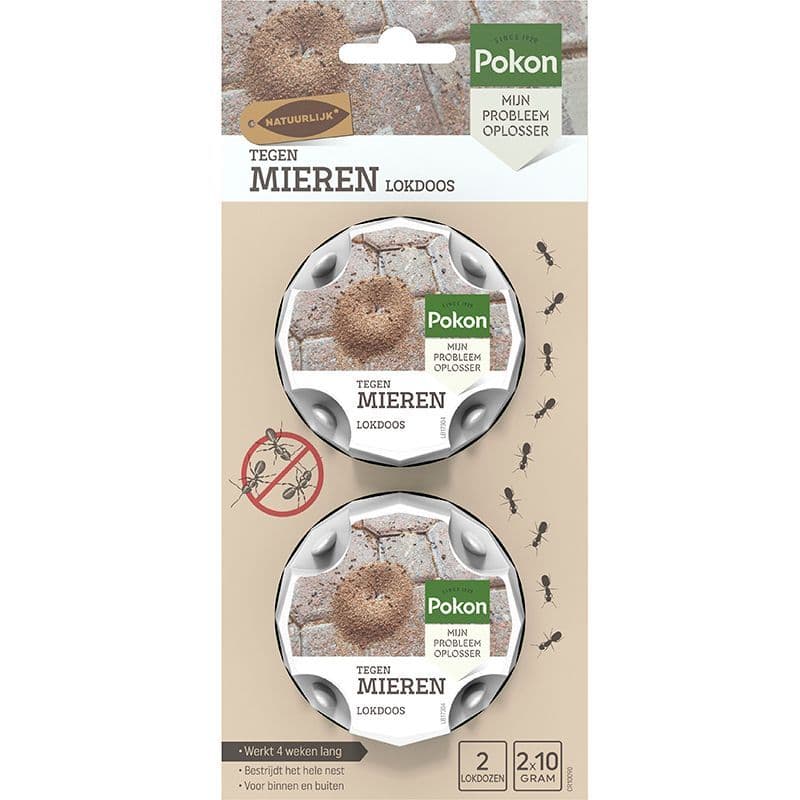 Pokon Mieren Lokdoos - Effectieve mierenbestrijding - (2 stuks)