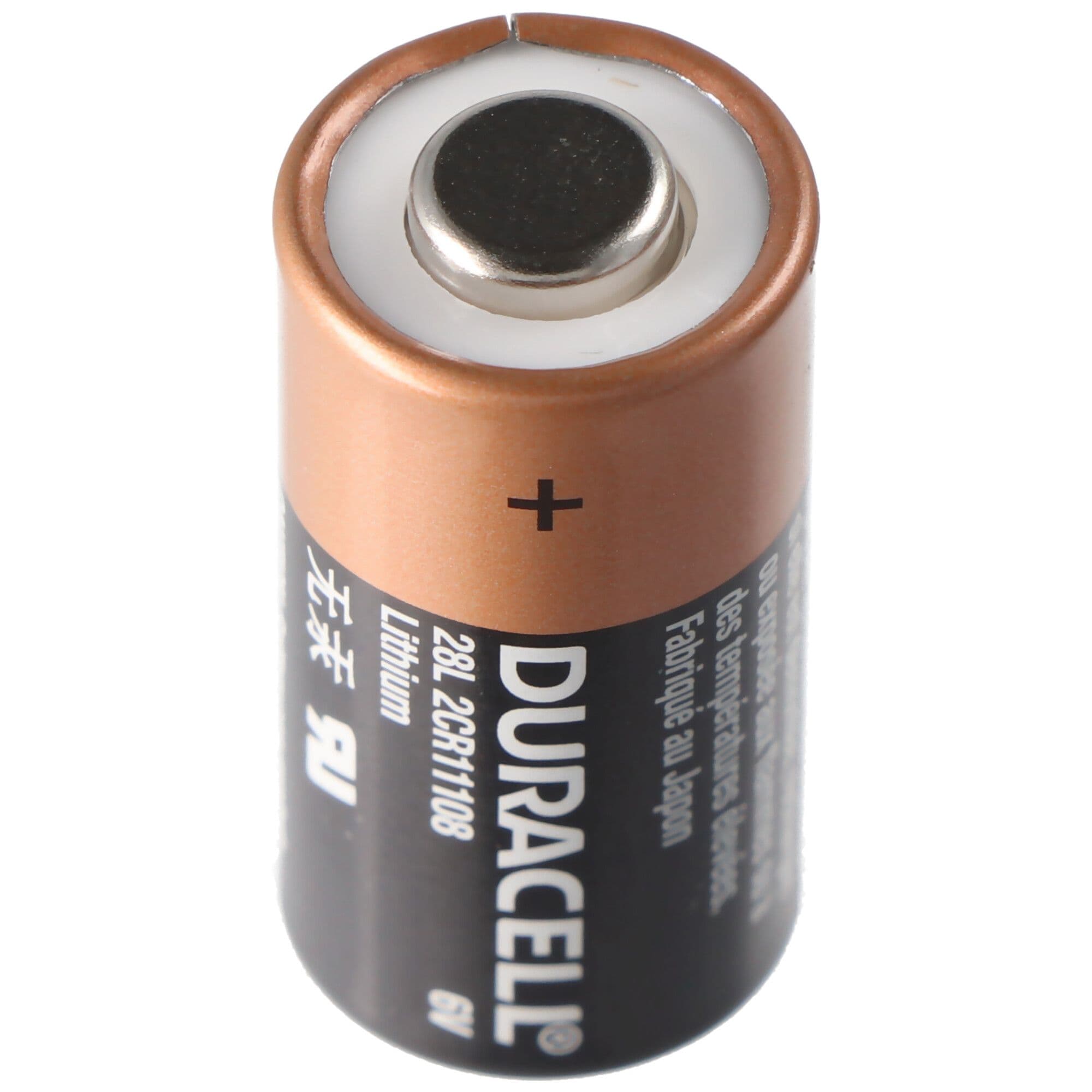 Duracell fotobatterij PX28L Lithium 6V 150mAh, 2CR11108, 2CR13252, L544