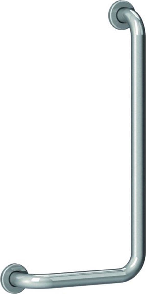 Wandbeugel RVS - 90° gehoekt 30 x 60 cm links