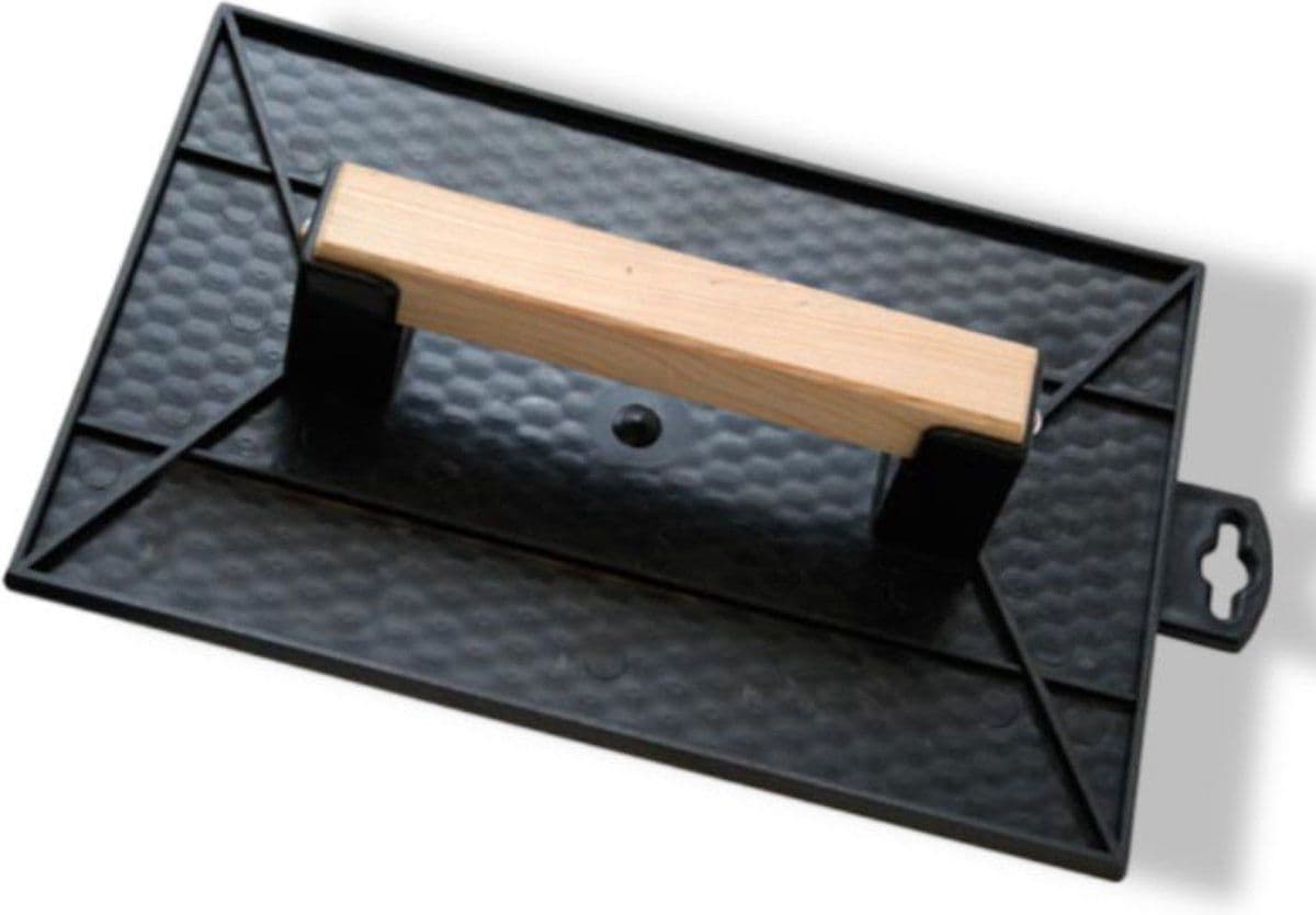 Toolland Schuurbord - kunststof - 270 x 170 mm - zwart