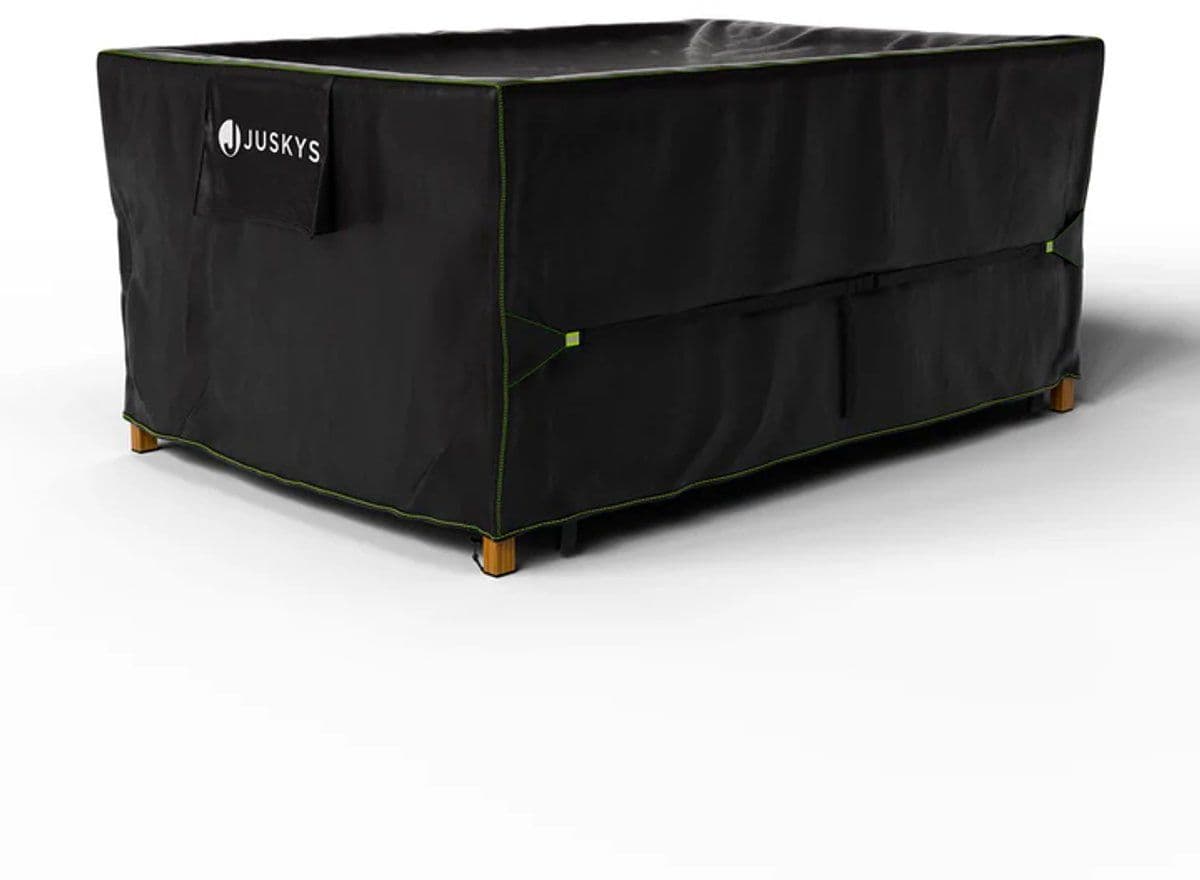 Juskys CoverSafe Pro - Tuinmeubelhoes - Waterdicht 1500 mm - Zwart - 180 x 120 x 75 cm