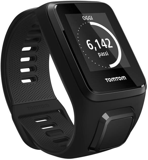TomTom Spark 3 - Sporthorloge - GPS Hartslagmeter Muziekfunctie - Zwart + Hoofdtelefoon (L)