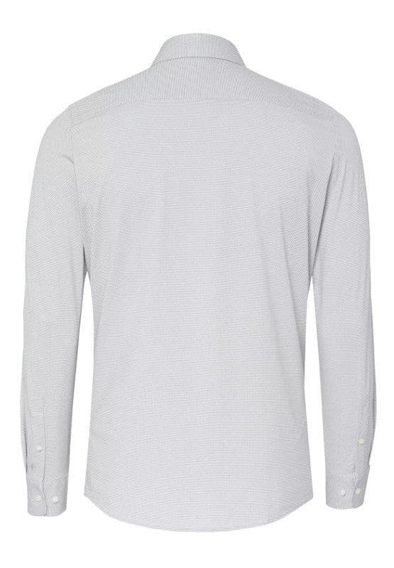 Pure Functional - Hemd heren - 4-Way Stretch - Grijs - Maat XXL (46)