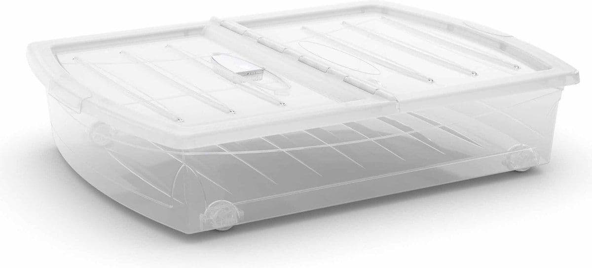 Kis Spinning Box XL - Opbergbox - 56L - Transparant