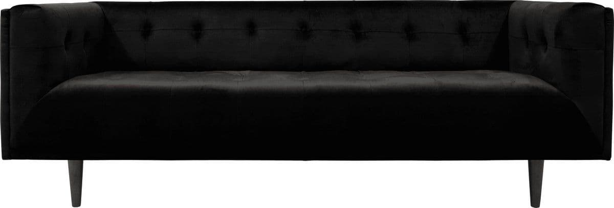 Kick Velvet Bank Bobbi - Zwart