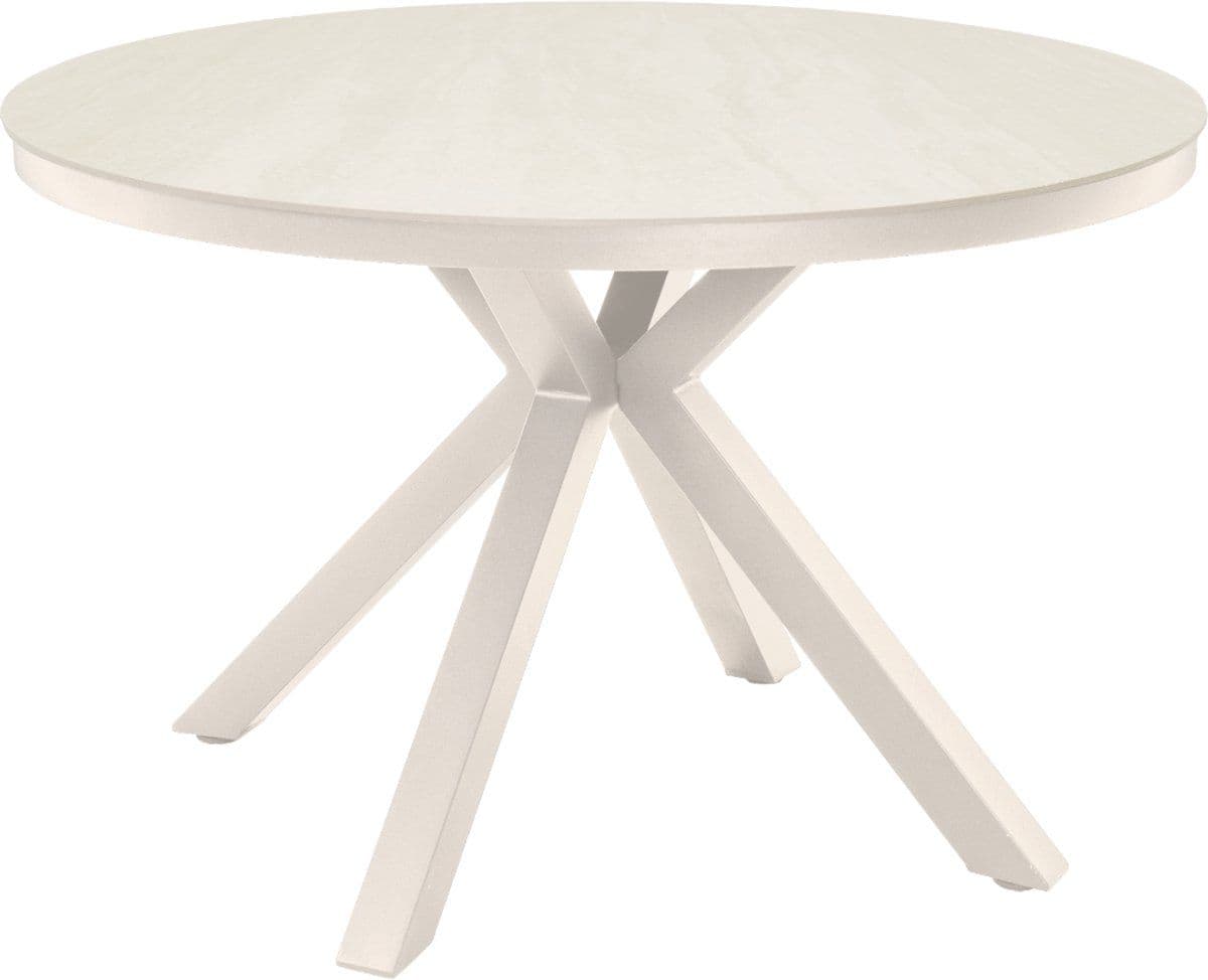 Davos tuintafel - Eettafel - Ø118cm - Crème