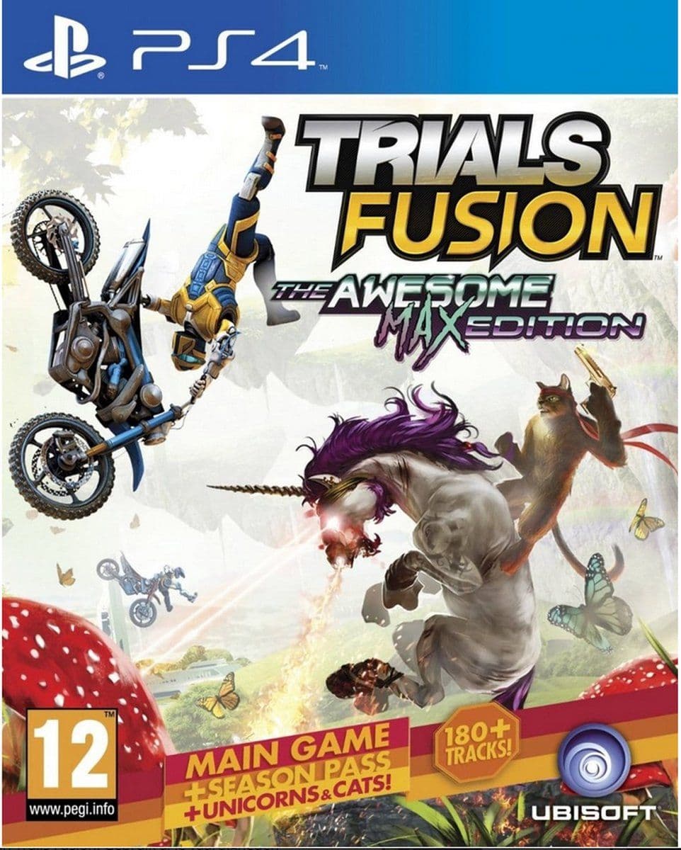 Ubisoft Trials Fusion: Awesome MAX Edition - PS4 - Racegame met Season Pass (6 DLC's)