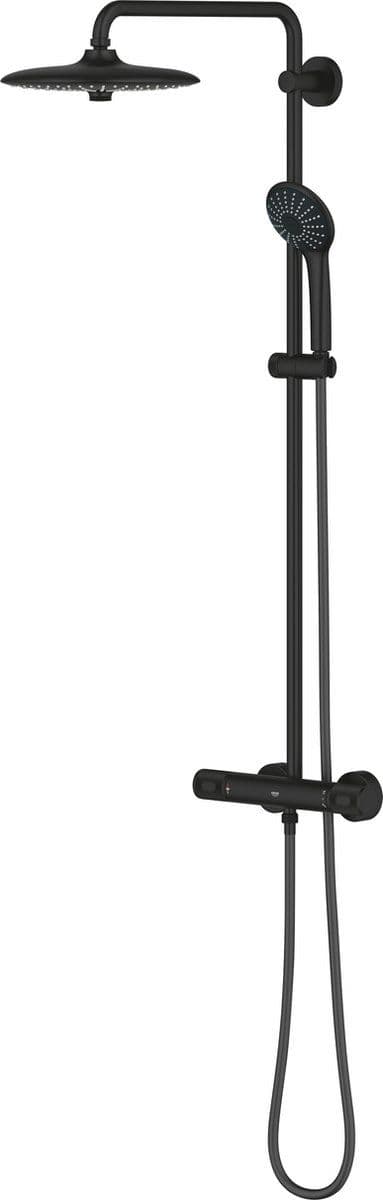 GROHE Vitalio Joy 260 - Douchesysteem - Waterbesparend - Phantom Black