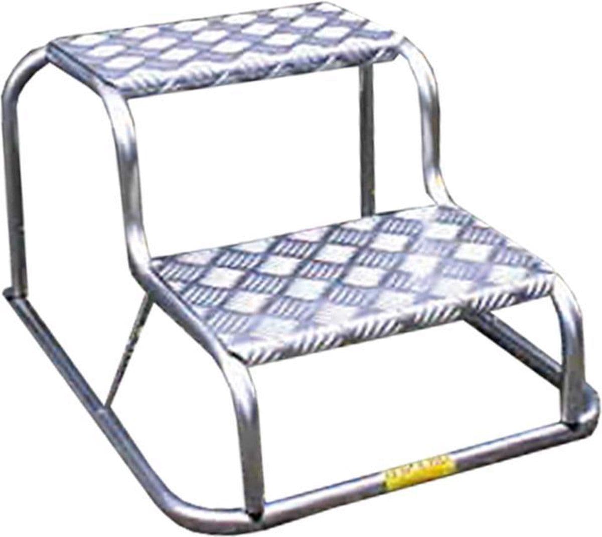 Milenco Aluminium Original Double Opstap - Dubbel - 200 kg - Zilver