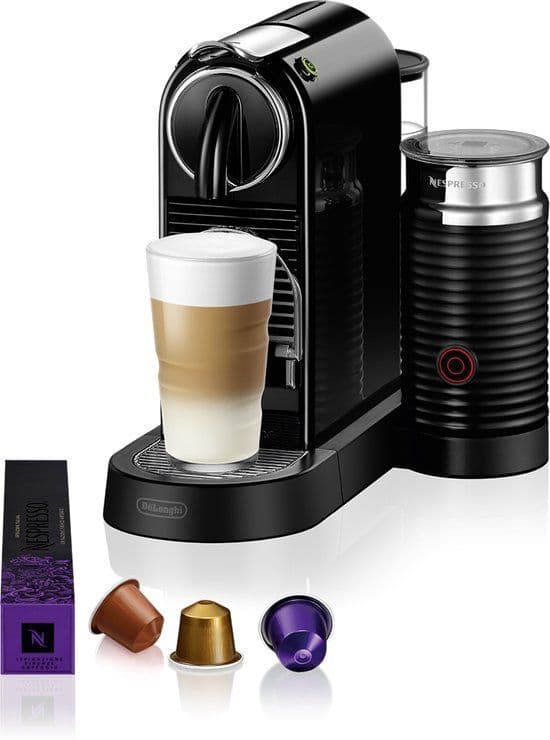 Nespresso De'Longhi CitiZ & Milk EN267.BAE - Koffiecupmachine - Aeroccino - Zwart